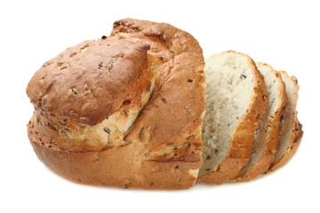 white bread with seeds