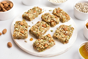 Healthy granola bar.