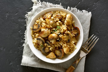 Risotto with mushrooms