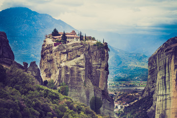 Monastery of the Holy Trinity i in Meteora, Greece