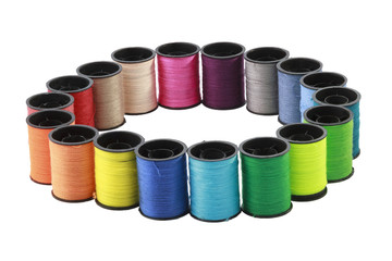 circle of colored threads