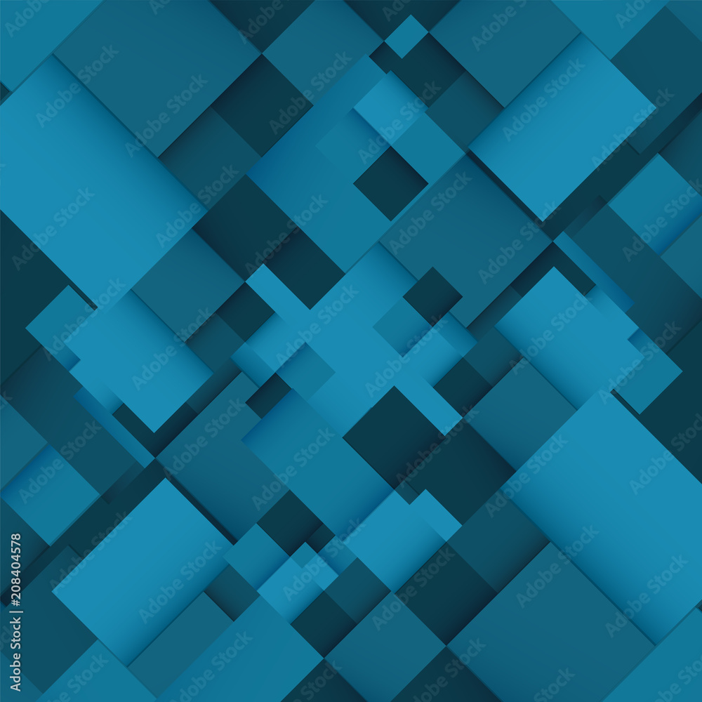 Wall mural abstract background with colorful squares. business design template. vector