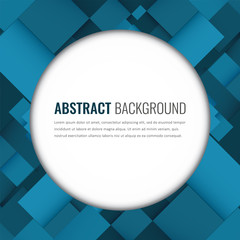 Abstract background with colorful squares. Business design template. Vector