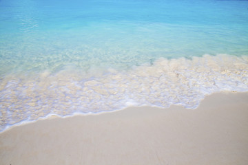 Beautiful beach and tropical sea at Nyaung Oo Phee Island, Myanmar.