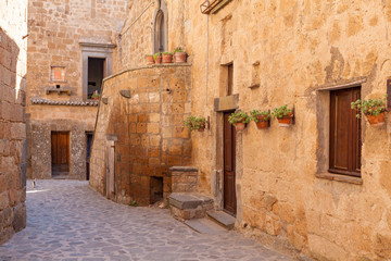 Fototapeta premium Civita di Bagnoregio, Lazio, Italia, Borghi più belli d'Italia
