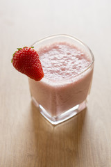 Fresh Strawberry smoothie cold drink