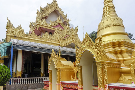 Dhammikarama Burmese Buddhist Temple, Penang, Malaysia