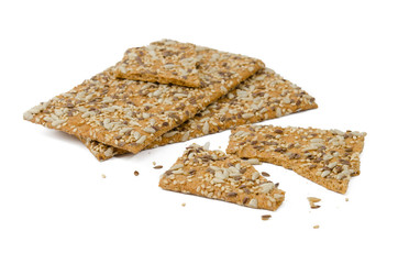 Knäckebrot gebrochen