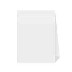 Paper package on a white background in mockup style