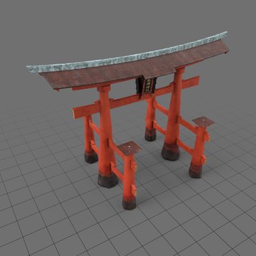 Shinto temple gateway