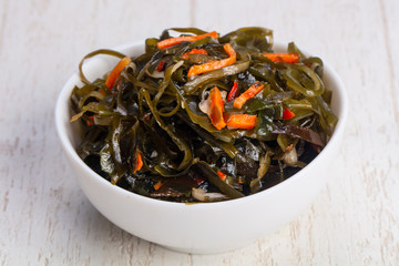 Delicious algae salad