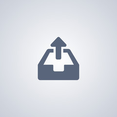 Box icon, Download icon
