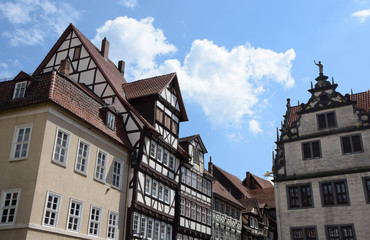 Fototapeta premium Fachwerk in Hannoversch Münden