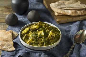 Homemade Healthy Palak Paneer Bowl