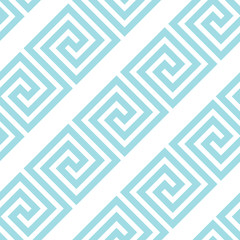 Greek style meander geometric seamless pattern.