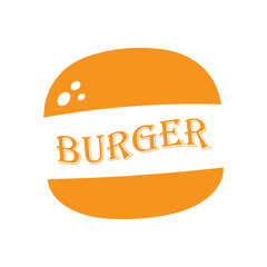 Burger vector icon, fast food symbol. Simple illustration for web or mobile app