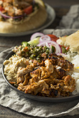 Homemade Doner Kebab Plate