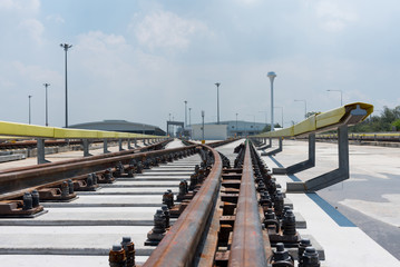 railway track, Construction of railway tracks, railway turnout