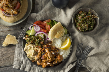 Homemade Doner Kebab Plate