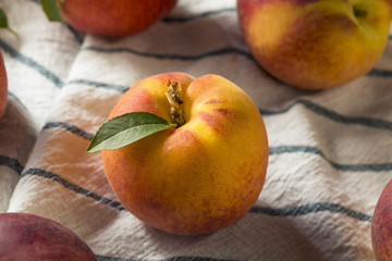 Raw Organic Orange Peaches