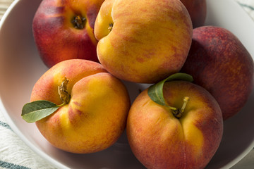 Raw Organic Orange Peaches