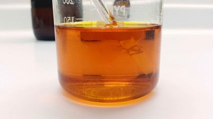 Rosehip oil in the pharmacy laboratory