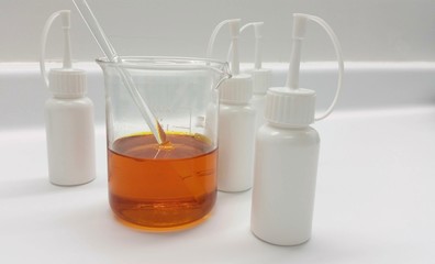 Rosehip oil in the pharmacy laboratory