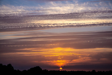 Fototapeta premium Sunsets over Rivington.