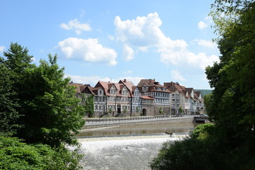 Fototapeta premium Fulda in Hannoversch Münden