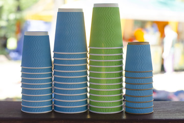 Glasses made of cardboard