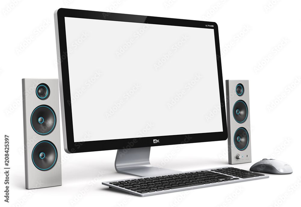 Poster desktop computer