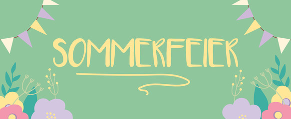 Sommerfeier Banner