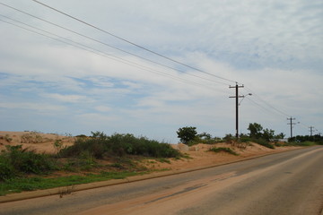 Straße im outback in Australien