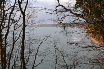 View from mount Kiseleva (Russia, Krasnodar region, Tuapse).