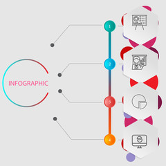 Set of business and finance icons.Trendy flat line icon pack .Ve