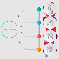 Set of business and finance icons.Trendy flat line icon pack .Ve