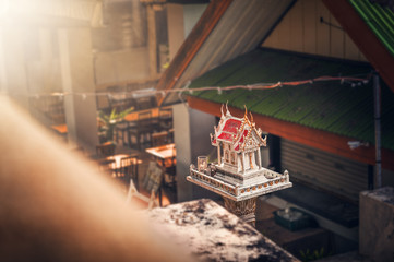 holy house temple in thailand because of buddhism religion and culture