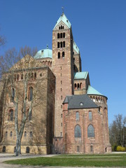 Fototapeta na wymiar Dom in Speyer am Rhein