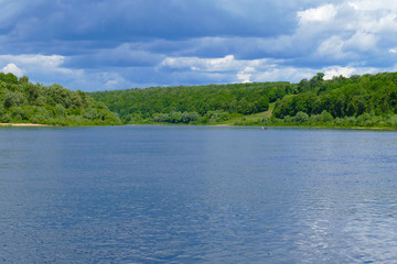 Obraz premium summer river in Russia
