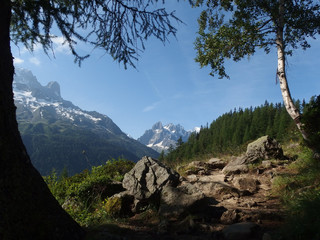 Alpy, Francja, Tour du Mont Blanc - Balkon Południowy w masywie Les Aiguilles © Iwona