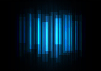 fade speed bar overlap in dark background, stripe layer backdrop, technology template, vector illustration