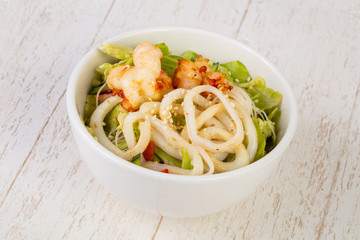 Cellophane noodles with prawns