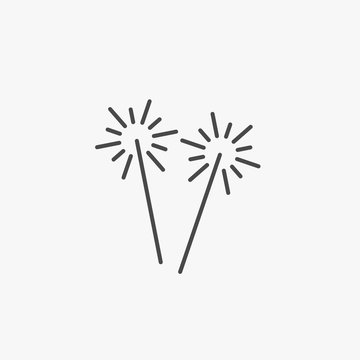 Sparklers Vector Sparks Sparkling Icon