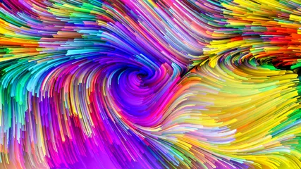 Rolgordijnen Digital Liquid Color © agsandrew