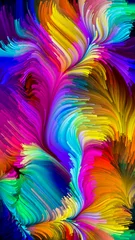 Rolgordijnen Vision of Liquid Color © agsandrew