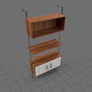 Mid century modern shelving
