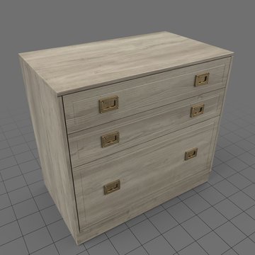 Traditional filing cabinet