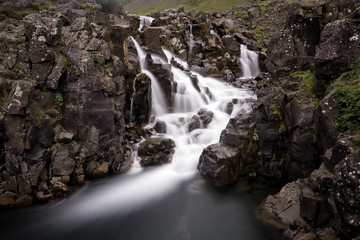 Long exposure of freshwater waterfall