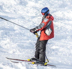 Relax on the ski slope