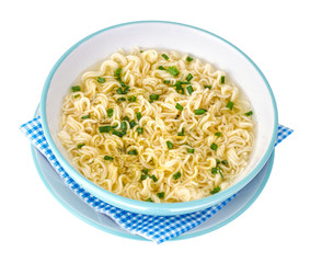 Soup with instant noodles